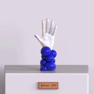 Mano dei Pensieri Scultura – Blu | Arte Contemporanea